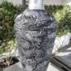 Vase "Dynastie Argentée" - Élégance Contemporaine et Légendes Chinoises