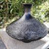 Vase Contemporain "Écailles Marines" - Lévitation et Texture Organique