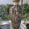 Vase Hiéroglyphique "Anubis Éternel" - Un Voyage dans l'Égypte Pharaonique