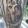 Vase Hiéroglyphique "Anubis Éternel" - Un Voyage dans l'Égypte Pharaonique