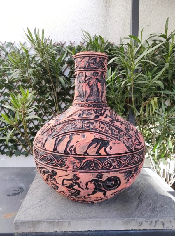 Vase Grec "Scènes Guerrières" - Un Hommage à l'Art Antique