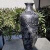Vase Contemporain "Paysage Rocailleux" - Une Touche de Nature Minérale (80 cm)