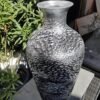 Vase Contemporain "Paysage Rocailleux" - Une Touche de Nature Minérale (80 cm)