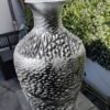 Vase Contemporain "Paysage Rocailleux" - Une Touche de Nature Minérale (80 cm)
