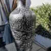 Vase Contemporain "Paysage Rocailleux" - Une Touche de Nature Minérale (80 cm)
